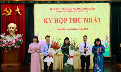 Phường Hoàn Kiếm bầu các chức danh lãnh đạo HĐND và UBND nhiệm kỳ 2026-2031