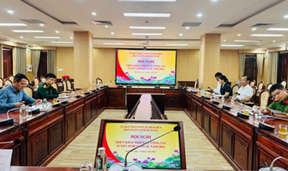 UBND xã tổ chức hội nghị triển khai nhiệm vụ công tác tuyển sinh quân sự năm 2026