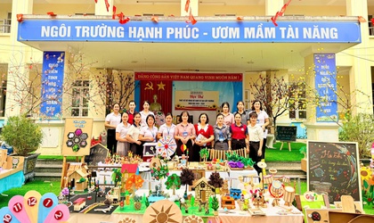 Sáng tạo và tâm huyết trong hội thi thiết kế đồ dùng, đồ chơi tự tạo tại trường mầm non Cẩm Lĩnh B năm học 2025 – 2026