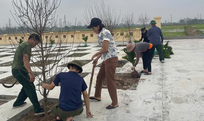 THÔN HÀ HƯƠNG HƯỞNG ỨNG LỄ PHÁT ĐỘNG “TẾT TRỒNG CÂY ĐỜI ĐỜI NHỚ ƠN BÁC HỒ” XUÂN BÍNH NGỌ 2026