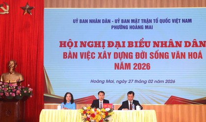 Phường Hoàng Mai: Phát huy dân chủ, xây dựng đời sống văn hóa từ cơ sở