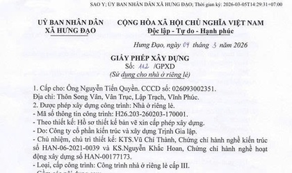 GIẤY PHÉP XÂY DỰNG
