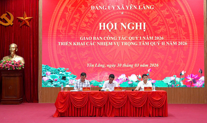 Yên Lãng họp giao ban quý I, triển khai trọng tâm quý II