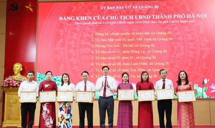 Xã Quảng Bị khen thưởng 40 tập thể, 229 cá nhân có thành tích xuất sắc trong công tác bầu cử