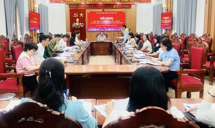 UBND xã tổ chức Hội nghị làm việc với Phòng Văn hoá – Xã hội về thực hiện nhiệm vụ trọng tâm năm 2026