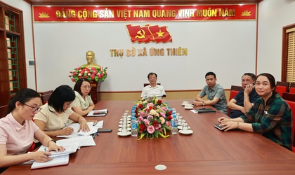 Xã Ứng Thiên tham dự trực tuyến Hội nghị công bố
Chỉ số CCHC năm 2025 của thành phố Hà Nội
