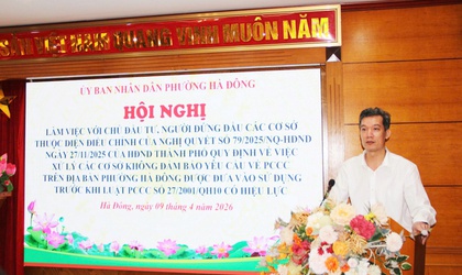 Phường Hà Đông triển khai Nghị quyết số 79 của HĐND Thành phố Hà Nội