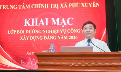 Khai mạc lớp bồi dưỡng nghiệp vụ công tác Đảng năm 2026