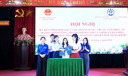 KÝ KẾT CHƯƠNG TRÌNH PHỐI HỢP TRIỂN KHAI MÔ HÌNH 