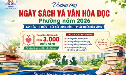 Lan tỏa tri thức – Kết nối cộng đồng: Phường Phú Thượng tiếp nhận hơn 3.000 cuốn sách hưởng ứng Ngày Sách và Văn hóa đọc năm 2026