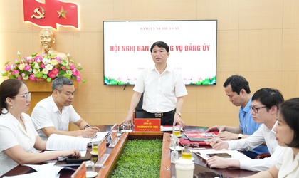 Đảng ủy xã Thuận An tổ chức hội nghị thực hiện quy trình quy hoạch cán bộ