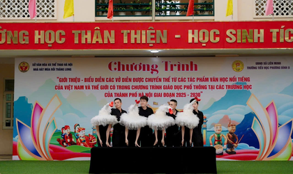 Trường Tiểu học Phương Đình B phối hợp tổ chức Chương trình sân khấu học đường