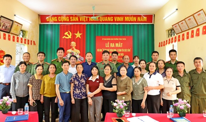 Phường Tùng Thiện ra mắt mô hình “Tổ dân phố thông minh – Vì bình yên cuộc sống”