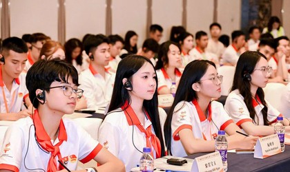 Học sinh phường Cửa Nam tự tin kể chuyện lịch sử và tình hữu nghị