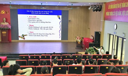 Phường Thượng Cát tập huấn kỹ năng bảo đảm an toàn thực phẩm