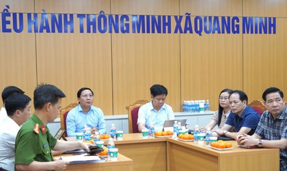 Xã Quang Minh tăng tốc chuyển đổi số: Hệ thống camera giám sát an ninh phát huy hiệu quả