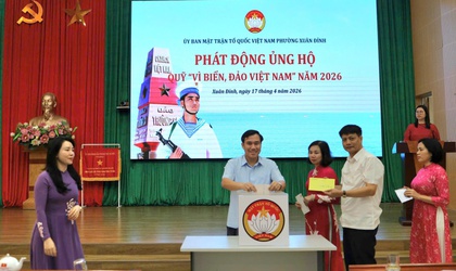 Phường Xuân Đỉnh phát động ủng hộ Quỹ “Vì biển, đảo Việt Nam”năm 2026