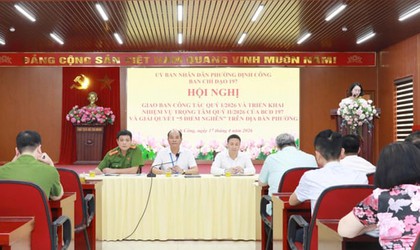 Định Công tập trung tháo gỡ “5 điểm nghẽn”, nâng cao hiệu quả quản lý đô thị