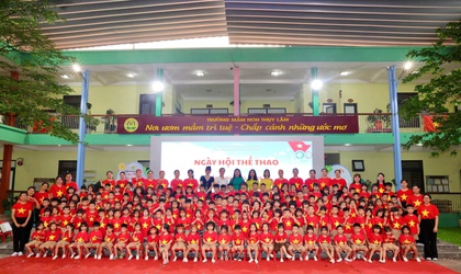 Trường Mầm non Thụy Lâm tưng bừng tổ chức Ngày hội thể thao năm học 2025–2026