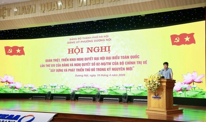 Đảng uỷ phường Dương Nội quán triệt, triển khai Nghị quyết Đại hội XIV của Đảng và Nghị quyết 02 của Bộ Chính trị về xây dựng, phát triển Thủ đô trong kỷ nguyên mới