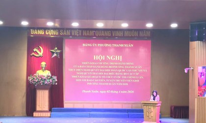 Thanh Xuân: Quán triệt Chương trình hành động thực hiện nghị quyết đại hội Đảng các cấp