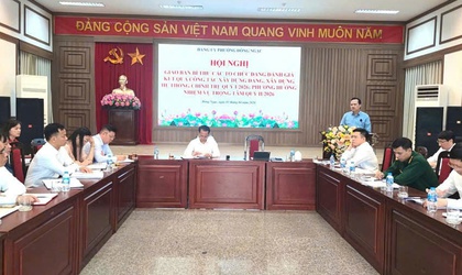 Đảng ủy phường Đông Ngạc tổ chức Hội nghị giao ban Bí thư các tổ chức Đảng nhằm đánh giá kết quả công tác lãnh đạo, chỉ đạo thực hiện nhiệm vụ Quý I và triển khai phương hướng, nhiệm vụ trọng tâm Quý II/2026