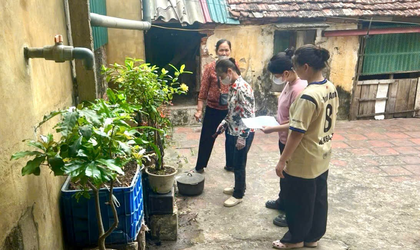 Xã Ô Diên ra quân tổng vệ sinh môi trường phòng, chống dịch sốt xuất huyết