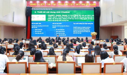 Phường Hà Đông tập huấn ứng dụng trí tuệ nhân tạo AI trong hoạt động giáo dục mầm non