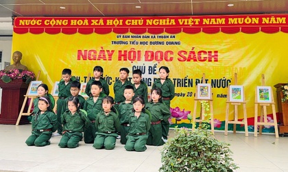 Các trường học sôi nổi hưởng ứng Ngày sách và văn hóa đọc Việt Nam