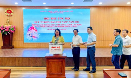 PHƯỜNG CẦU GIẤY TỔ CHỨC HỘI THU QUỸ 