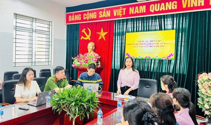 Trường mầm non Cổ Nhuế 2 tổ chức tập huấn, diễn tập chuyên đề “Phòng cháy chữa cháy và cứu nạn cứu hộ” năm 2026