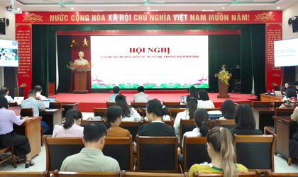 Xã Thiên Lộc tổ chức Hội nghị tập huấn, hướng dẫn sử dụng hệ thống HanoiWork