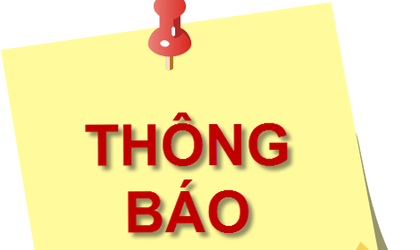 Thông báo niêm yết, công khai Danh mục TTHC