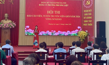 Phường Phương Liệt tổ chức sôi nổi Vòng Sơ khảo – phần thi thuyết trình Hội thi Báo cáo viên, tuyên truyền viên giỏi năm 2026