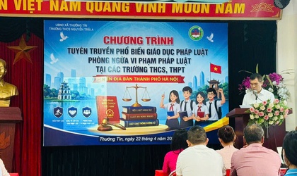 Xã Thường Tín tổ chức tiếp sóng chương trình tuyên truyền pháp luật 