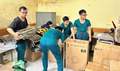 Thanh Xuân: Lực lượng Dân quân thường trực xung kích hỗ trợ Nhân dân giải phóng mặt bằng
