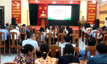 120 đại biểu được tập huấn công tác Văn thư lưu trữ và bảo vệ bí mật nhà nước năm 2026