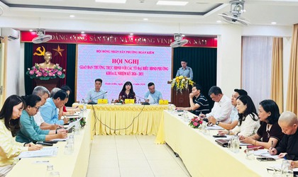 Thường trực HĐND phường giao ban với các tổ đại biểu HĐND khóa II, nhiệm kỳ 2026–2031