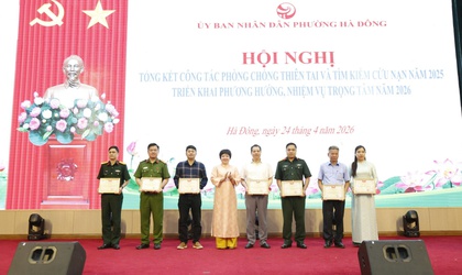 Phường Hà Đông chủ động nâng cao năng lực phòng, chống thiên tai, sẵn sàng ứng phó năm 2026