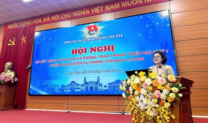 Hội nghị sơ kết công tác Đoàn và phong trào thanh thiếu nhi phường Long Biên quý I năm 2026