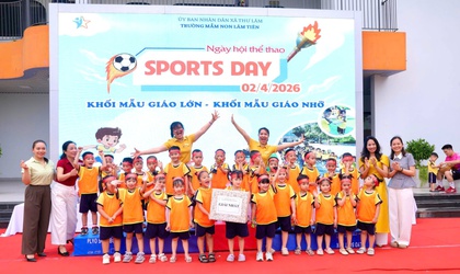 RỰC RỠ SẮC MÀU “NGÀY HỘI THỂ THAO – SPORTS DAY” TẠI TRƯỜNG MẦM NON LÂM TIÊN