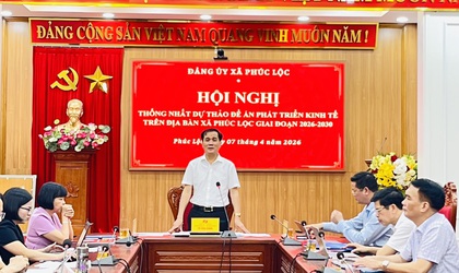 Đảng uỷ xã Phúc Lộc thống nhất dự thảo Đề án phát triển kinh tế trên địa bàn xã giai đoạn 2026-2030
