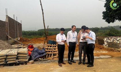 Xã Phú Cát kiên quyết xử lý các trường hợp vi phạm đất đai tại thôn Long Phú và thôn Thắng Đầu