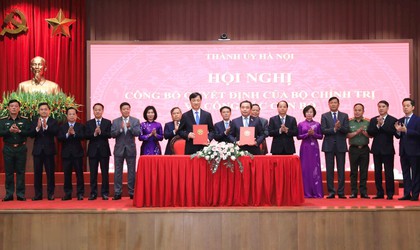 Bộ Chính trị phân công, chỉ định đồng chí Trần Đức Thắng giữ chức Bí thư Thành ủy Hà Nội