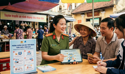 Công an xã Ô Diên cảnh báo nguy cơ phát sinh tội phạm từ các hội nhóm “tín dụng đen” trên mạng