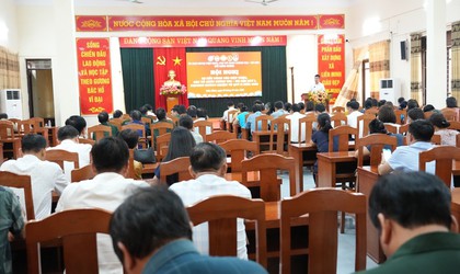 Hội nghị Sơ kết công tác Mặt trận, các tổ chức chính trị- xã hội xã Quý I năm 2026