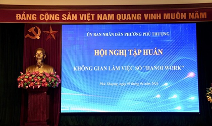 Phường Phú Thượng đẩy mạnh ứng dụng HanoiWork trong chuyển đổi số, nâng cao hiệu quả điều hành