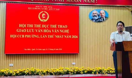 PHƯỜNG VĂN MIẾU - QUỐC TỬ GIÁM LAN TỎA TINH THẦN BỘ ĐỘI CỤ HỒ TỪ HỘI THI THỂ THAO, VĂN HÓA