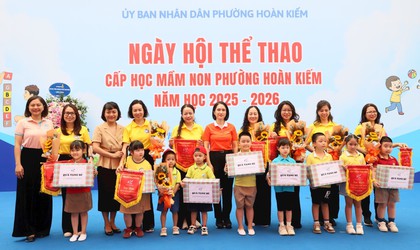 Sân chơi bổ ích cho học sinh mầm non phường Hoàn Kiếm