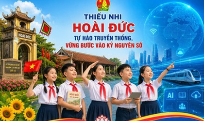 Thiếu nhi Hoài Đức tự hào truyền thống, vững bước vào kỷ nguyên số